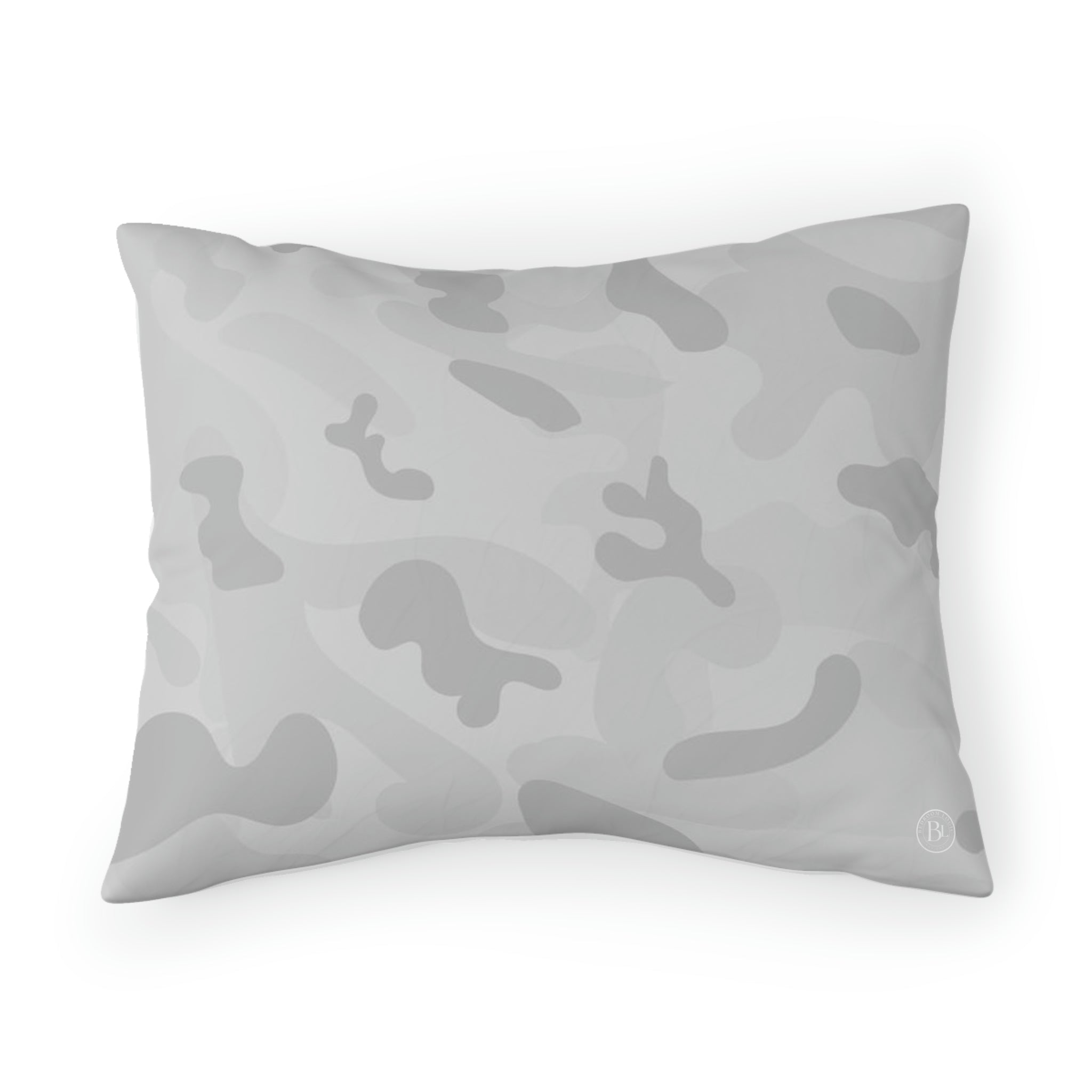 Home Decor PUTTY COLORED CAMOUFLAGE PILLOW SHAMS 26" x 20"