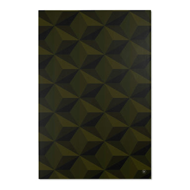 Home Decor DARK GEOMETRY CHENILLE AREA RUG - OLIVE 48" × 72"