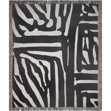 Jacquard Throw Woven Blankets 50x60 inch / Graphics