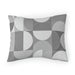 Home Decor MIdMod Geometric Pillow Shams Light Gray 26" x 20"