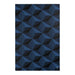 Home Decor DARK GEOMETRY CHENILLE AREA RUG- DEEP BLUE 48" × 72"