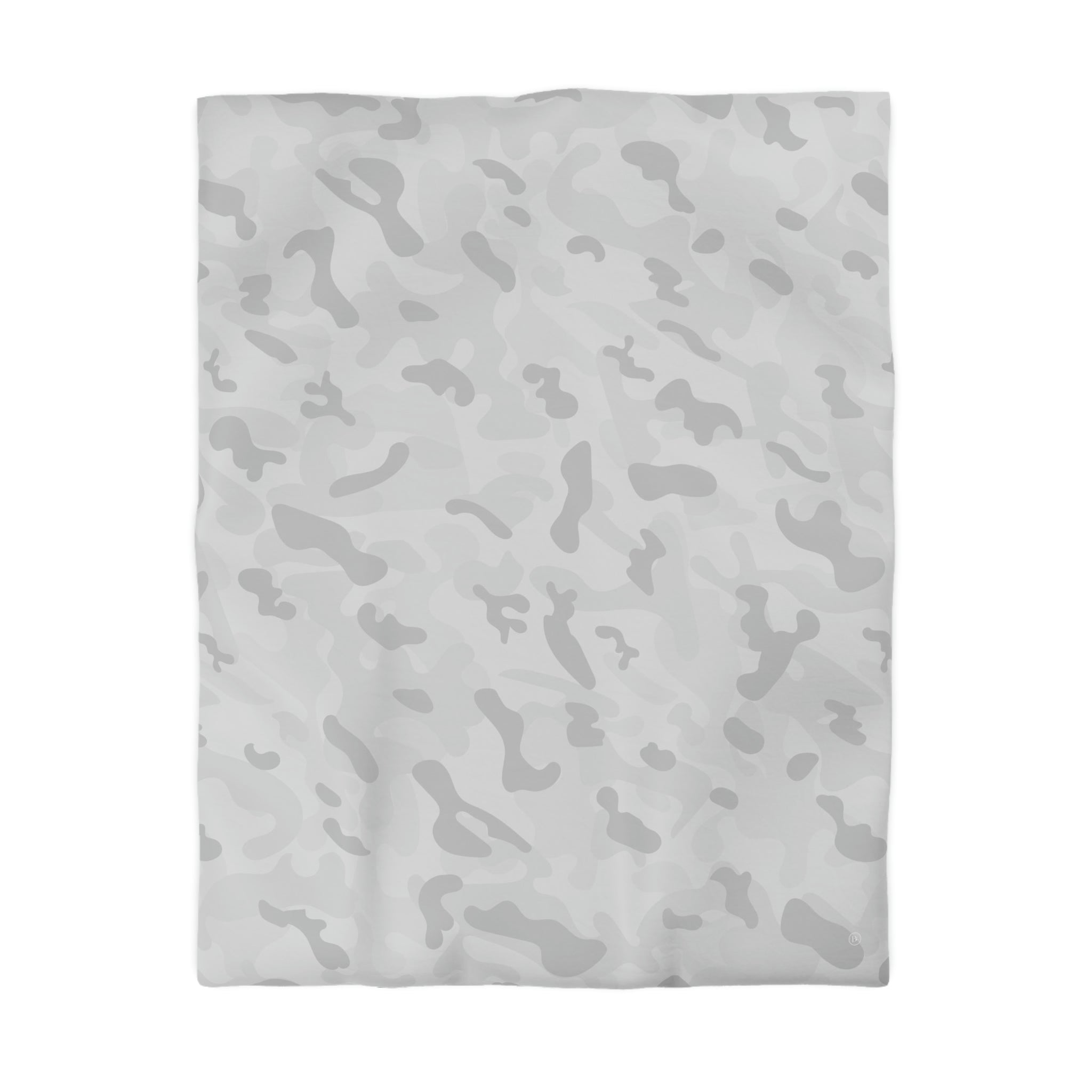 Home Decor Putty Gray Camouflage Duvet Cover Twin / Cream