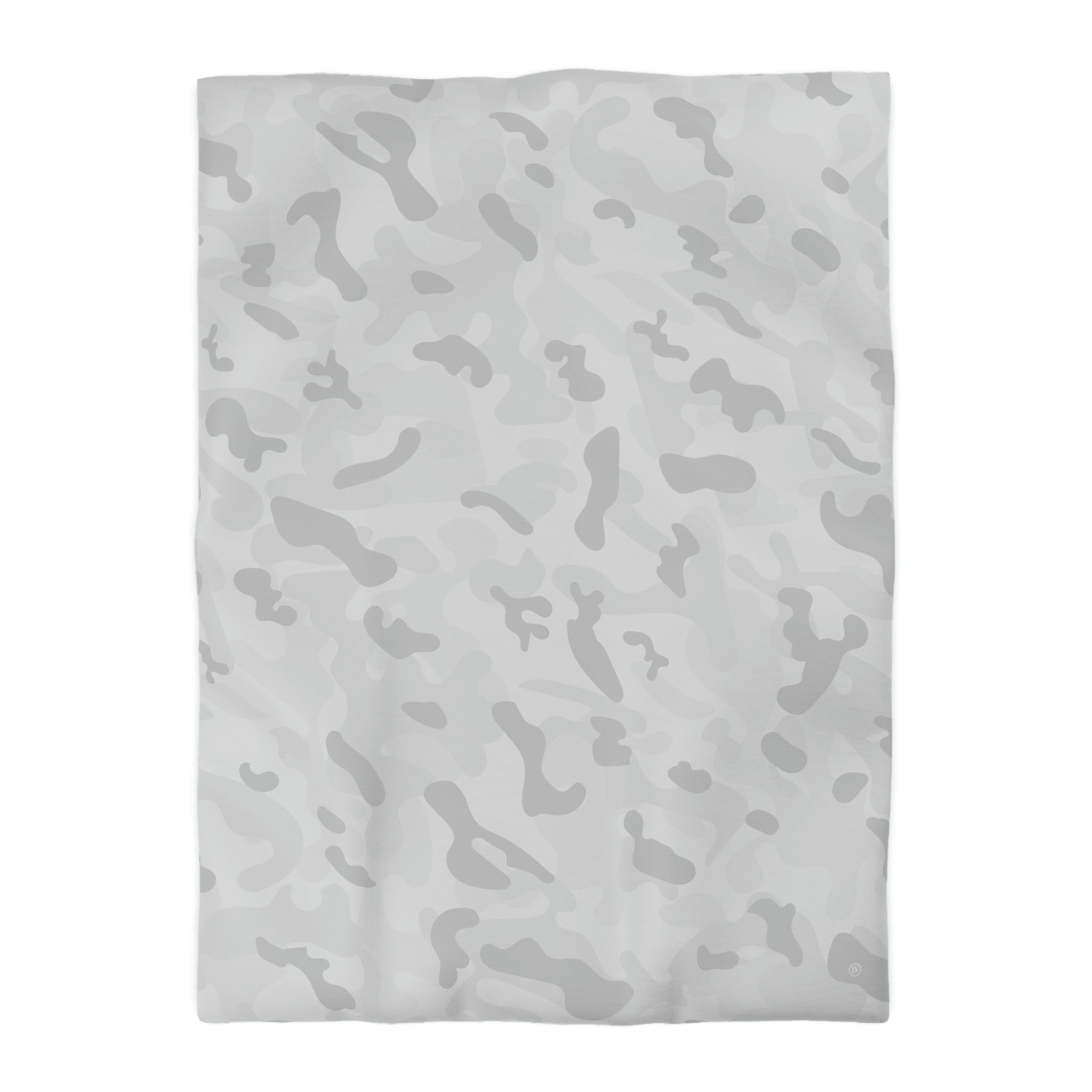 Home Decor Putty Gray Camouflage Duvet Cover Twin XL / Cream