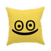 Home Decor Yellow Smile Broadcloth Pillow 20" × 20"