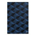 Home Decor DARK GEOMETRY CHENILLE AREA RUG- DEEP BLUE 24" × 36"