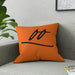 Home Decor Typeface Smile Broadcloth Pillow
