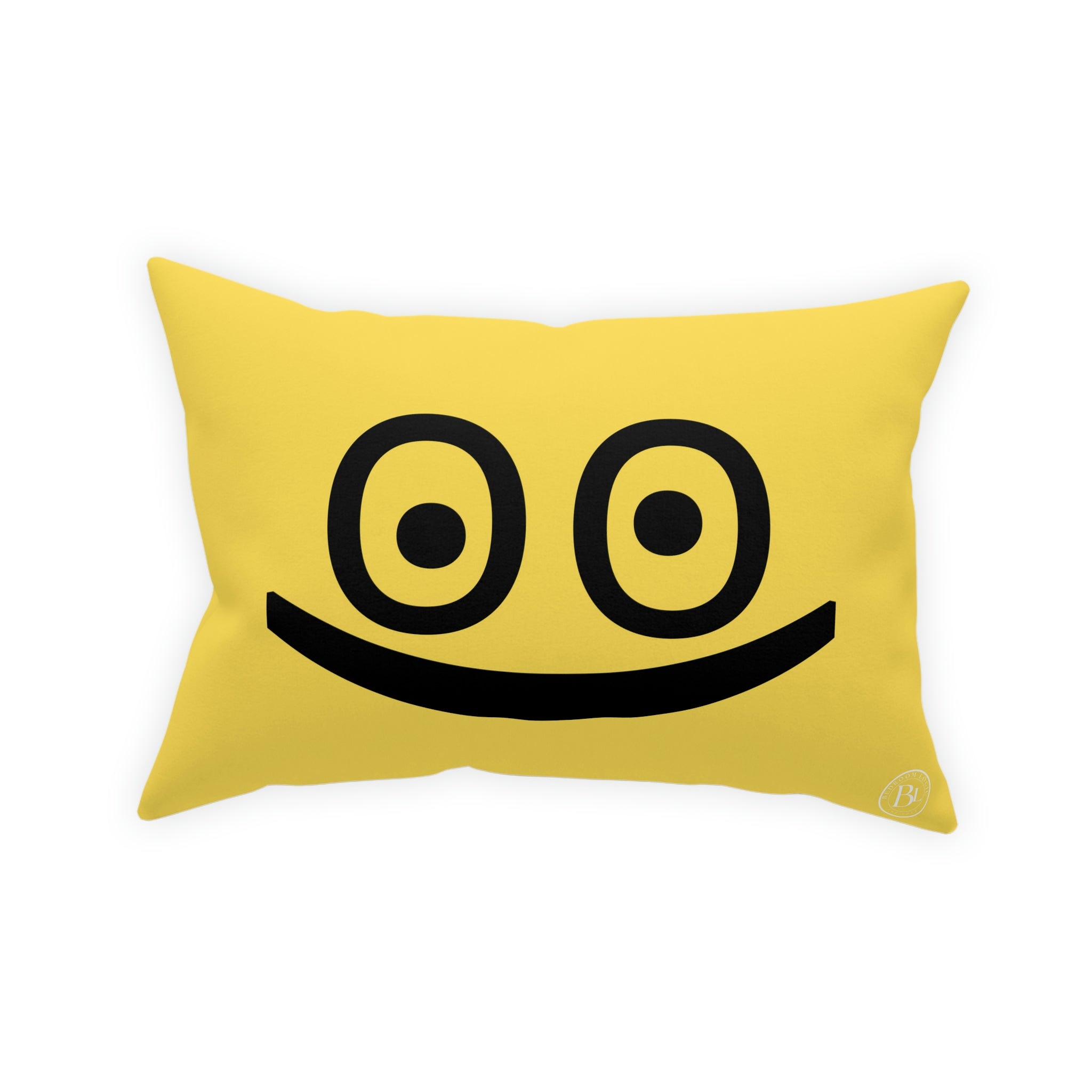 Home Decor Yellow Smile Broadcloth Pillow